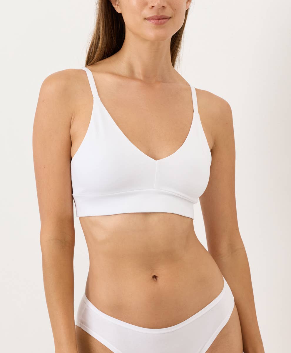 Pact - Women's Everyday Classic T-Shirt Bra: White / Small