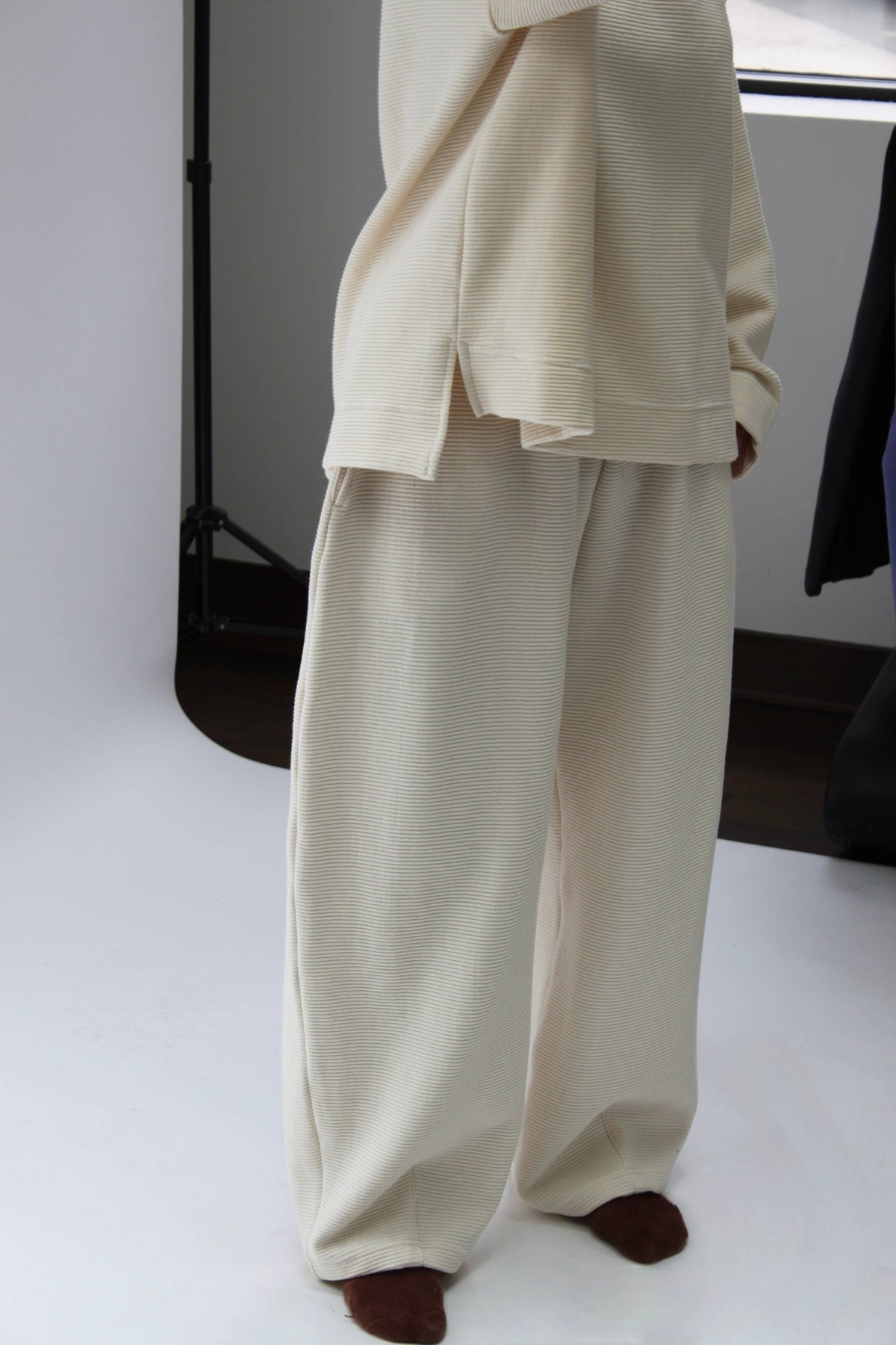 Camden Rippled Cotton Curve Pant