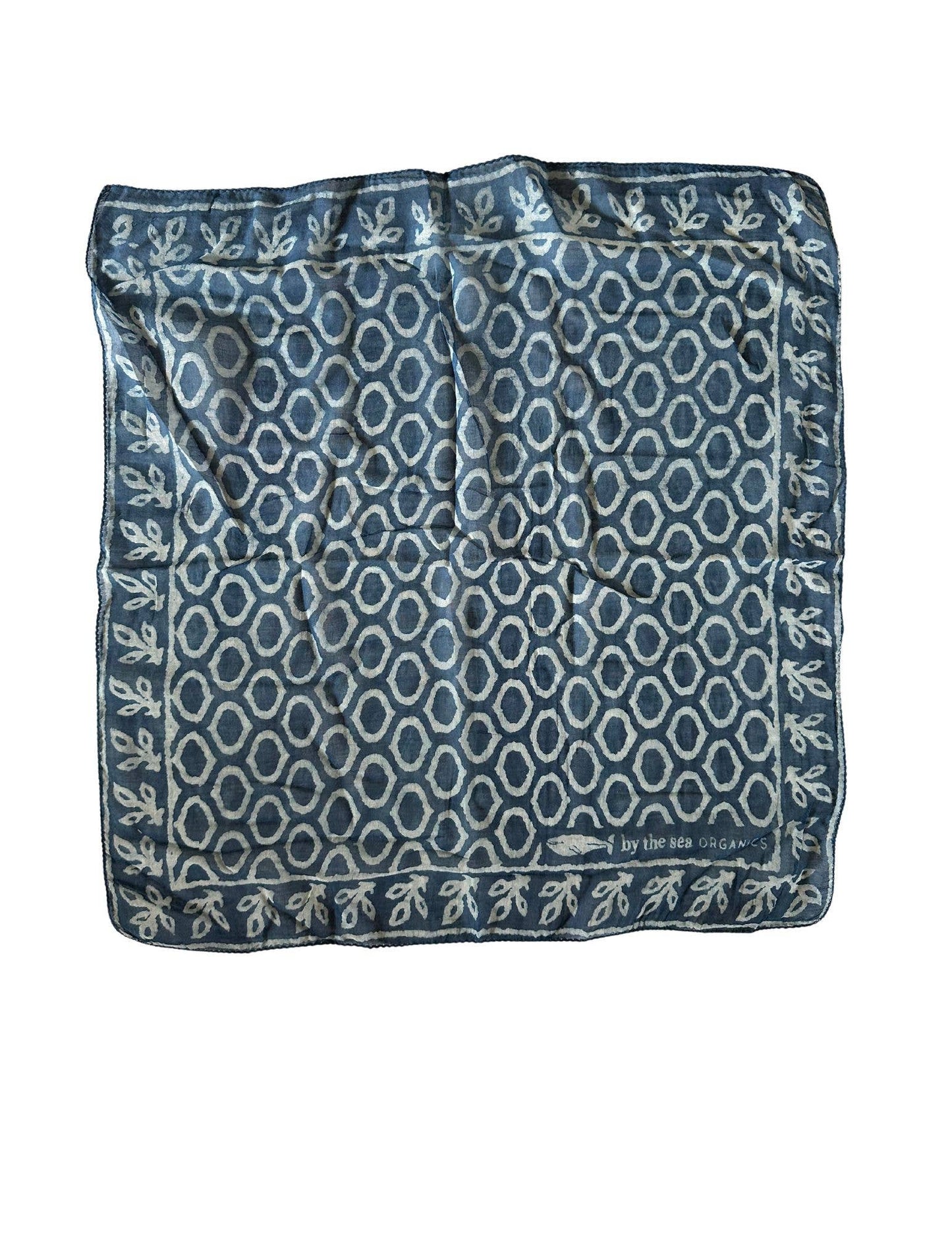 Indigo Gauzy Organic Cotton Bandana