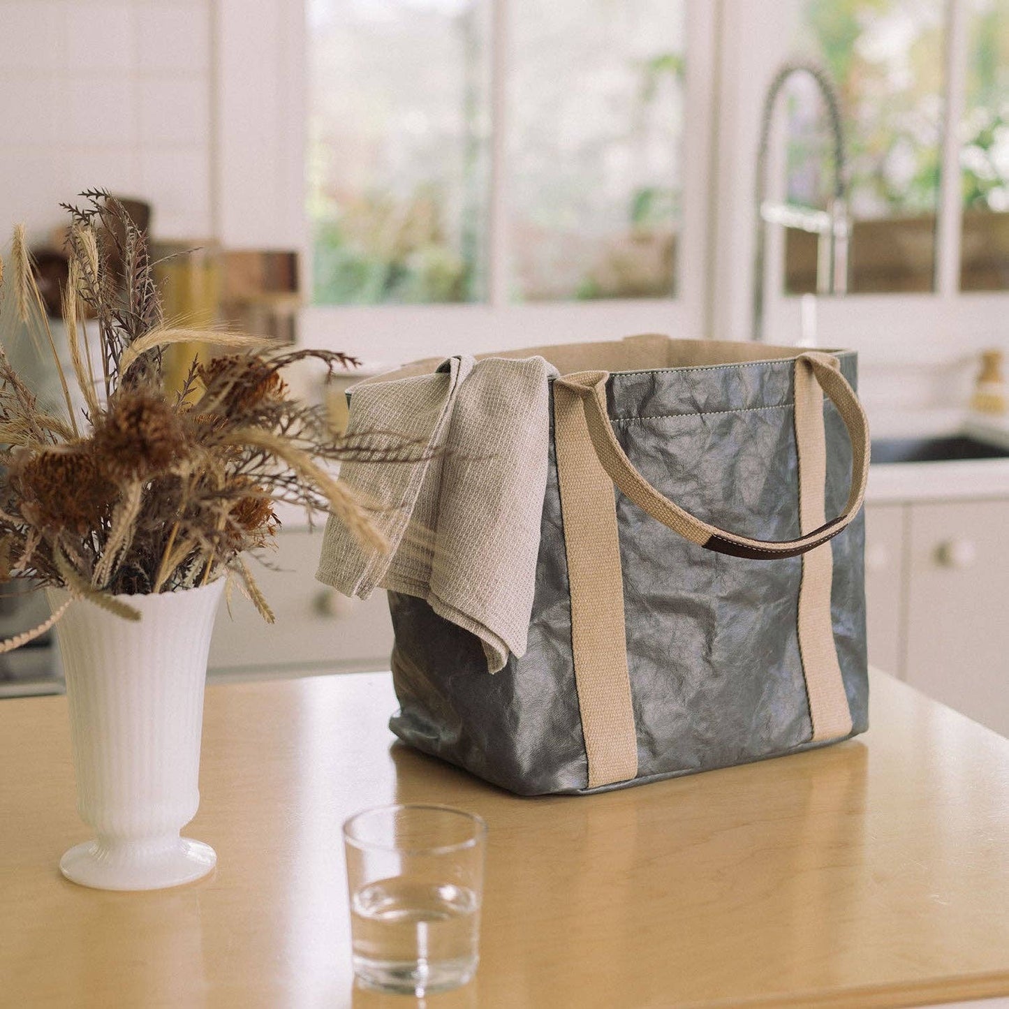 Uashmama - GIULIA CARRYALL TOTE BAG: Mou / Small