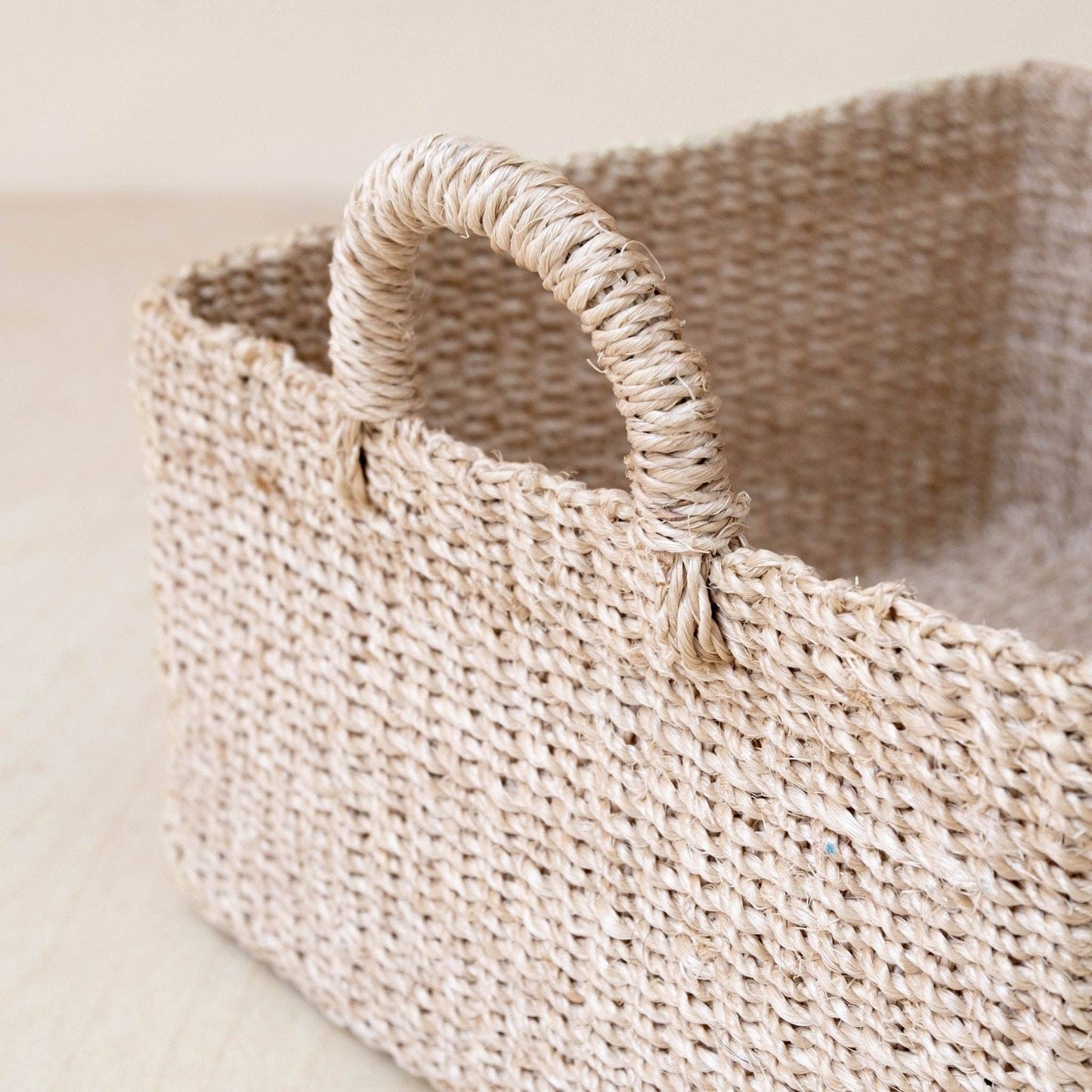 LIKHÂ - Square Tabletop Basket - Weave Basket | LIKHÂ