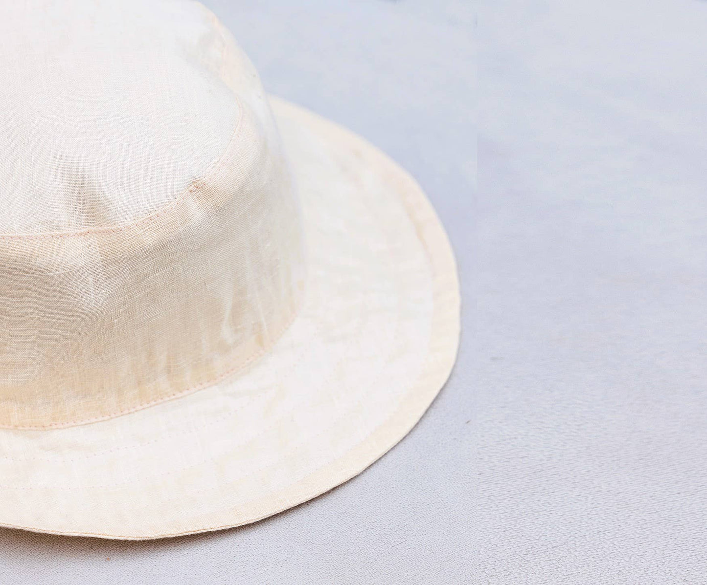Celina Mancurti, LLC - Linen Bucket Hat: Oatmeal