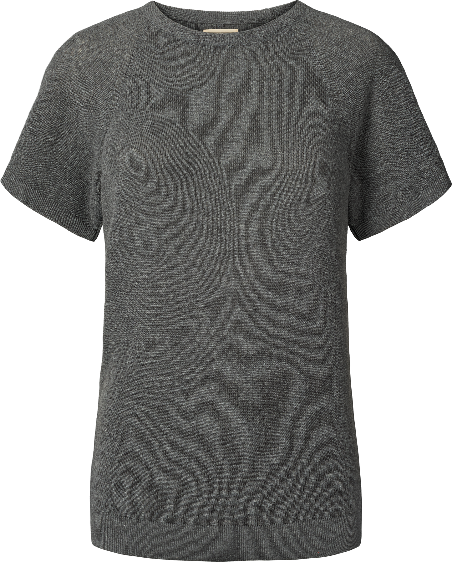 gai-lisva - Karen Knit Tee GOTS 243975 - Dark Grey: S