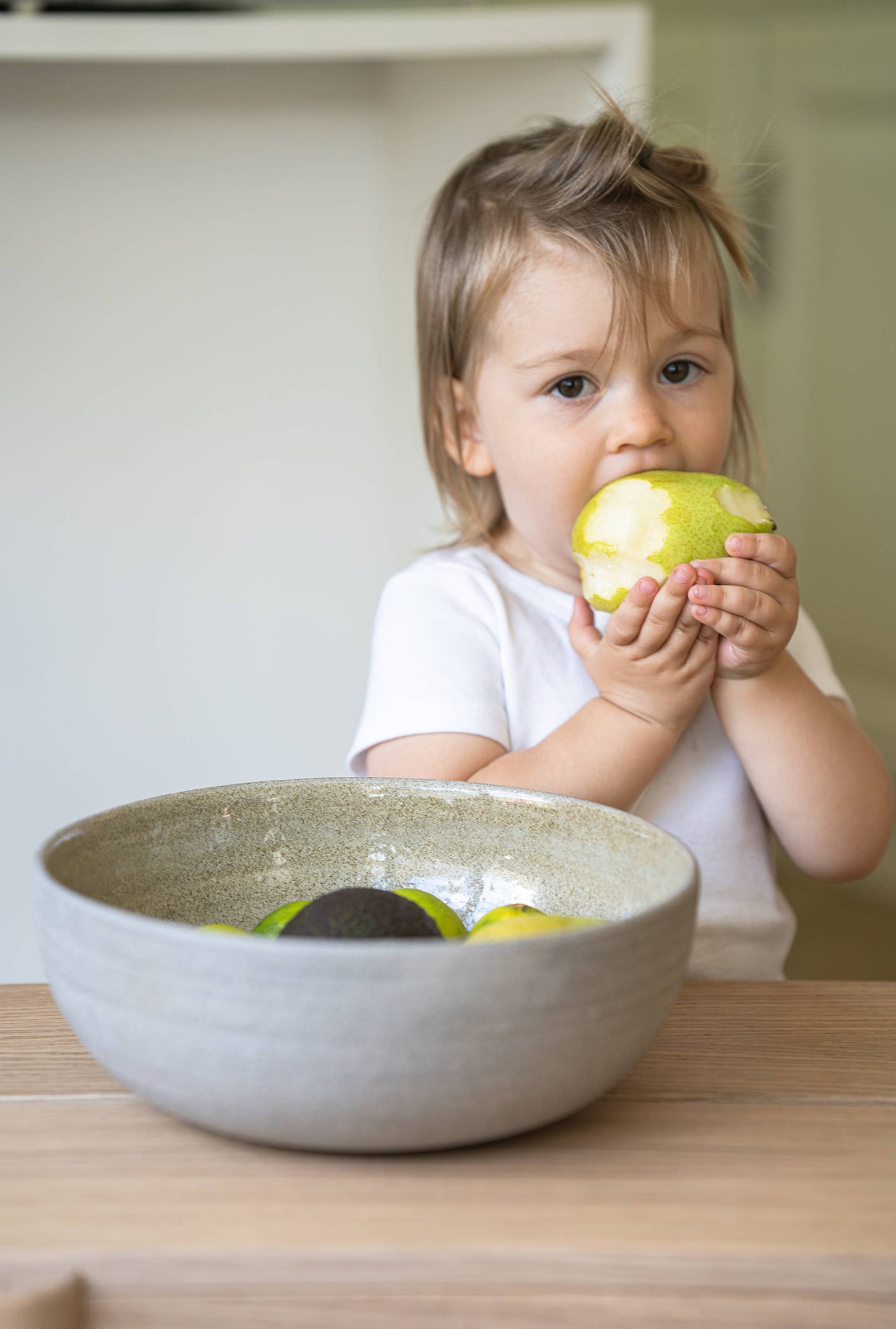 Creating Comfort Lab - Stoneware Large Bowl "Concrete" | Centerpiece Bowl