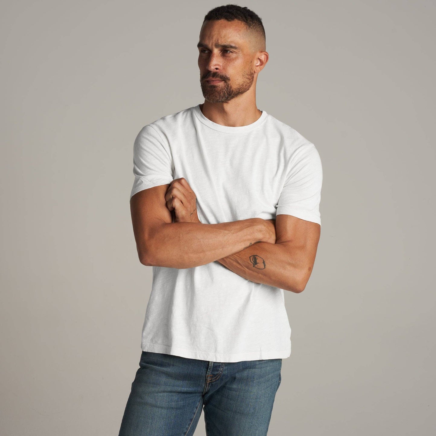Rowan - Asher Standard Slub Tee: Black / L / MKTP0011