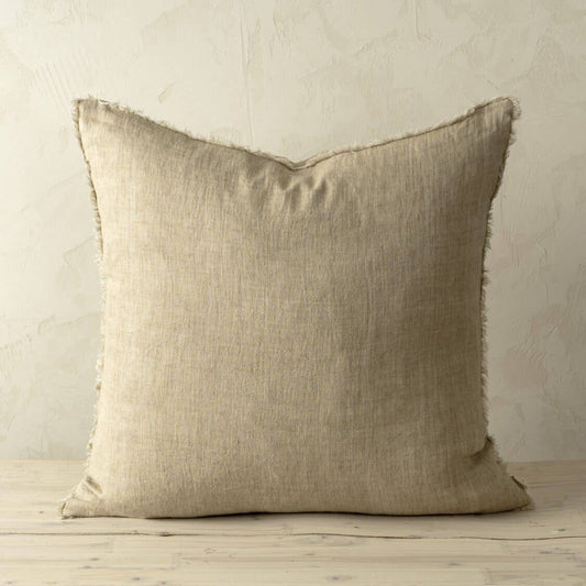 Lina Linen Euro Size Pillow in Dune
