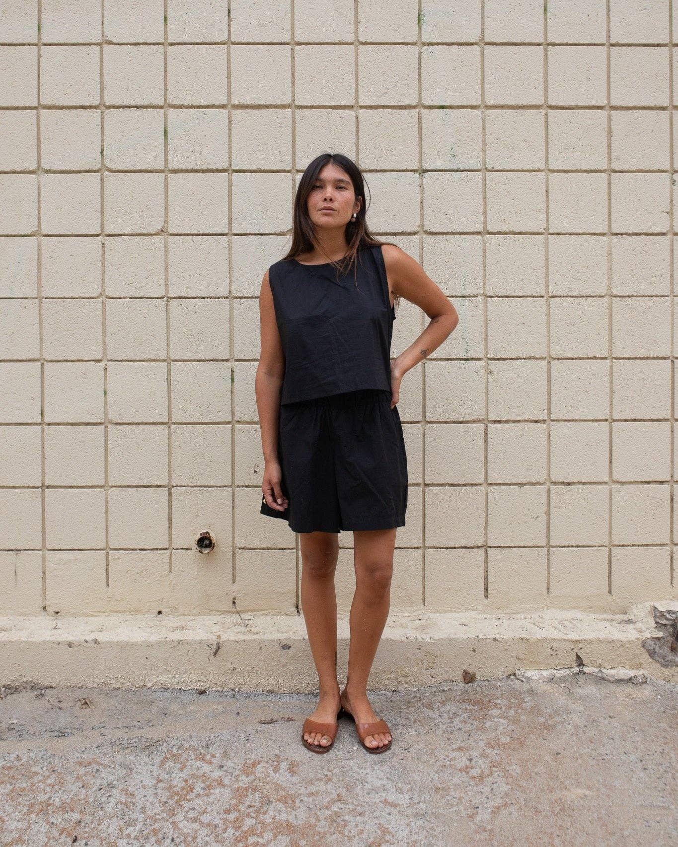 Honest Cotton - Palmer Tank: Almond / L/XL