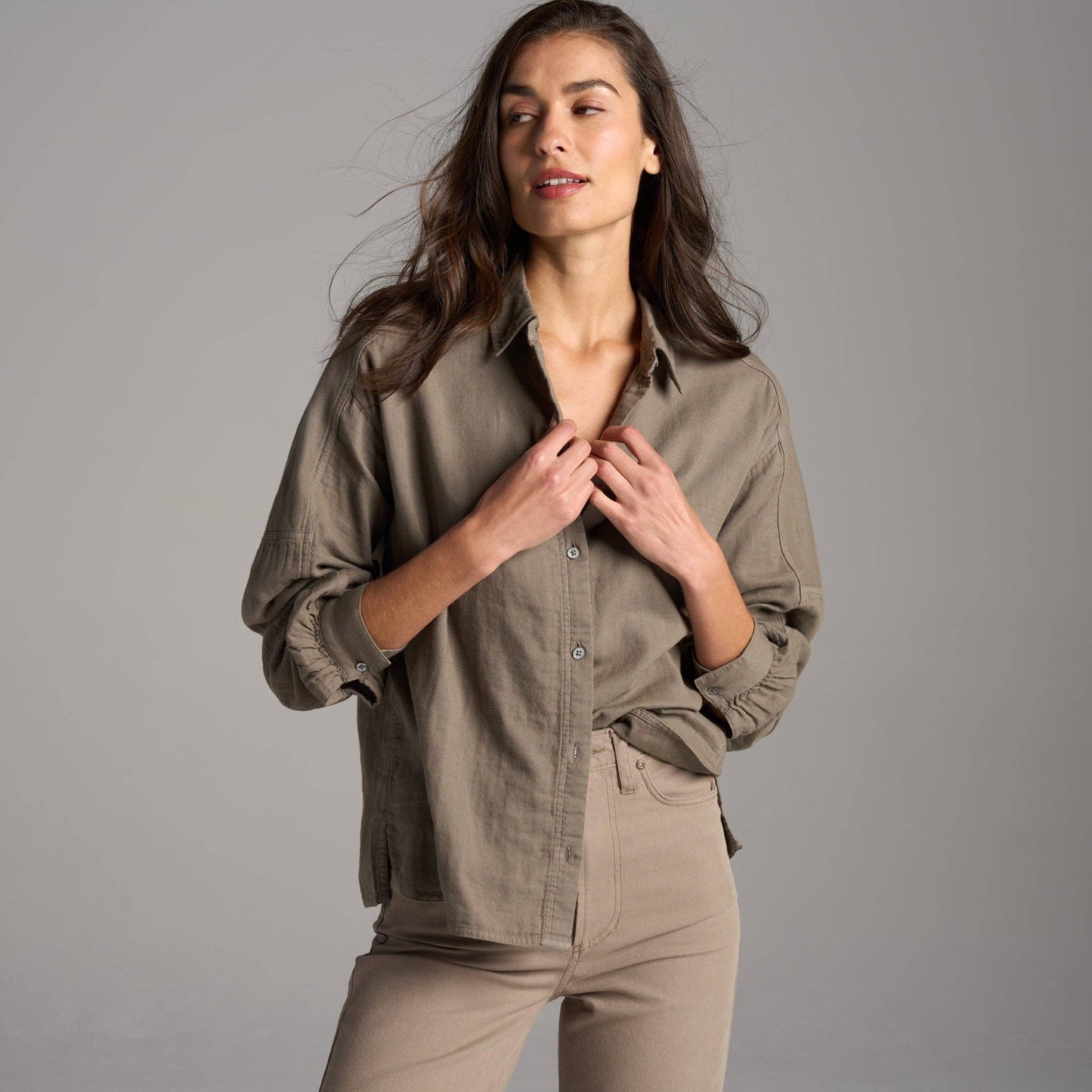 Skye Gauze Cotton Relax Shirt