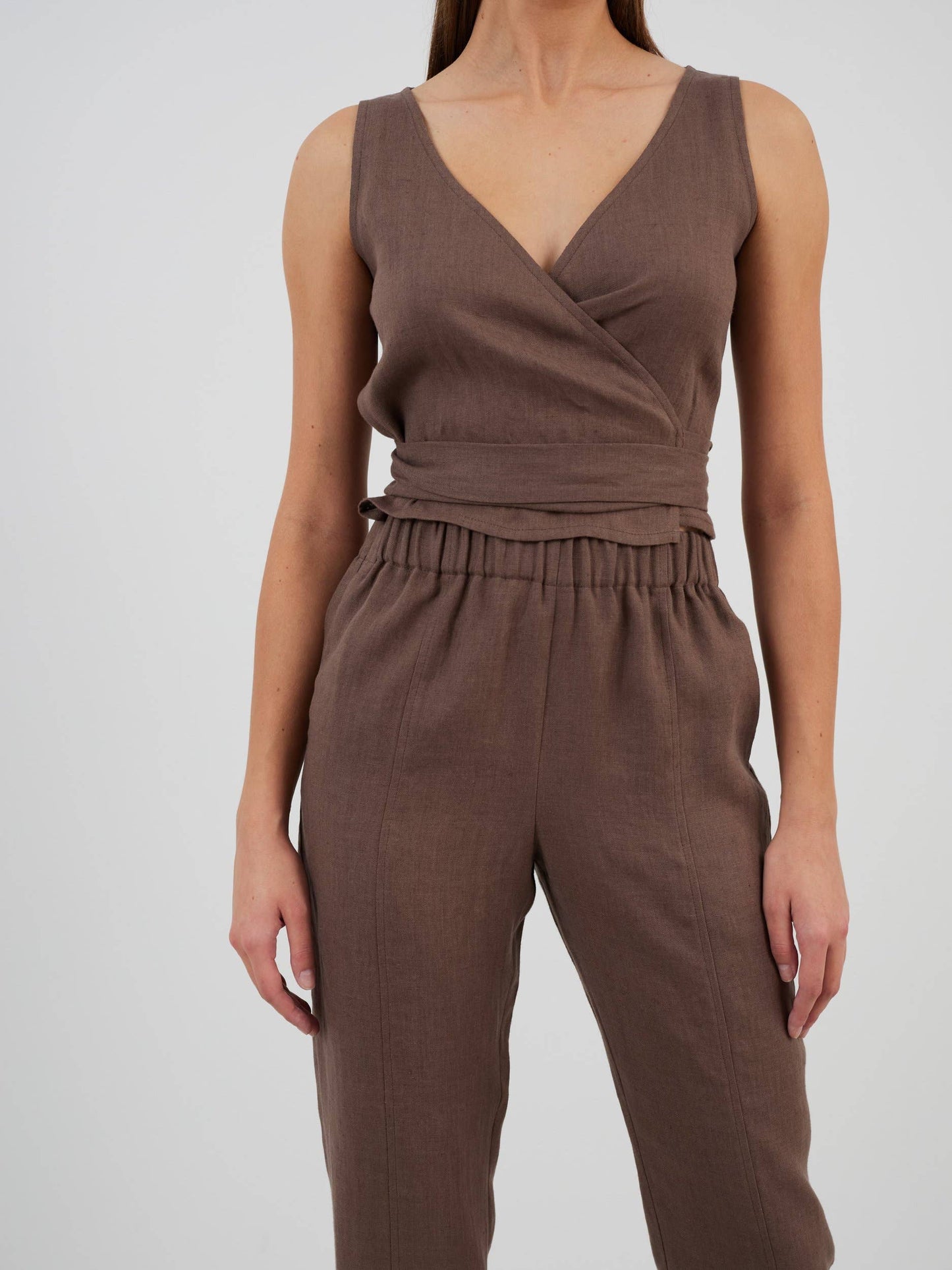 Love and Confuse - Oliver High Waisted Pants: Navy Blue / M
