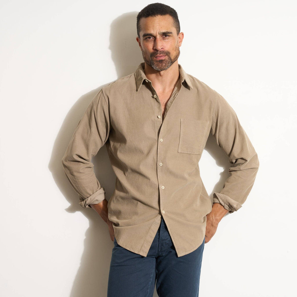 Nobel Fine Wale Cord Shirt