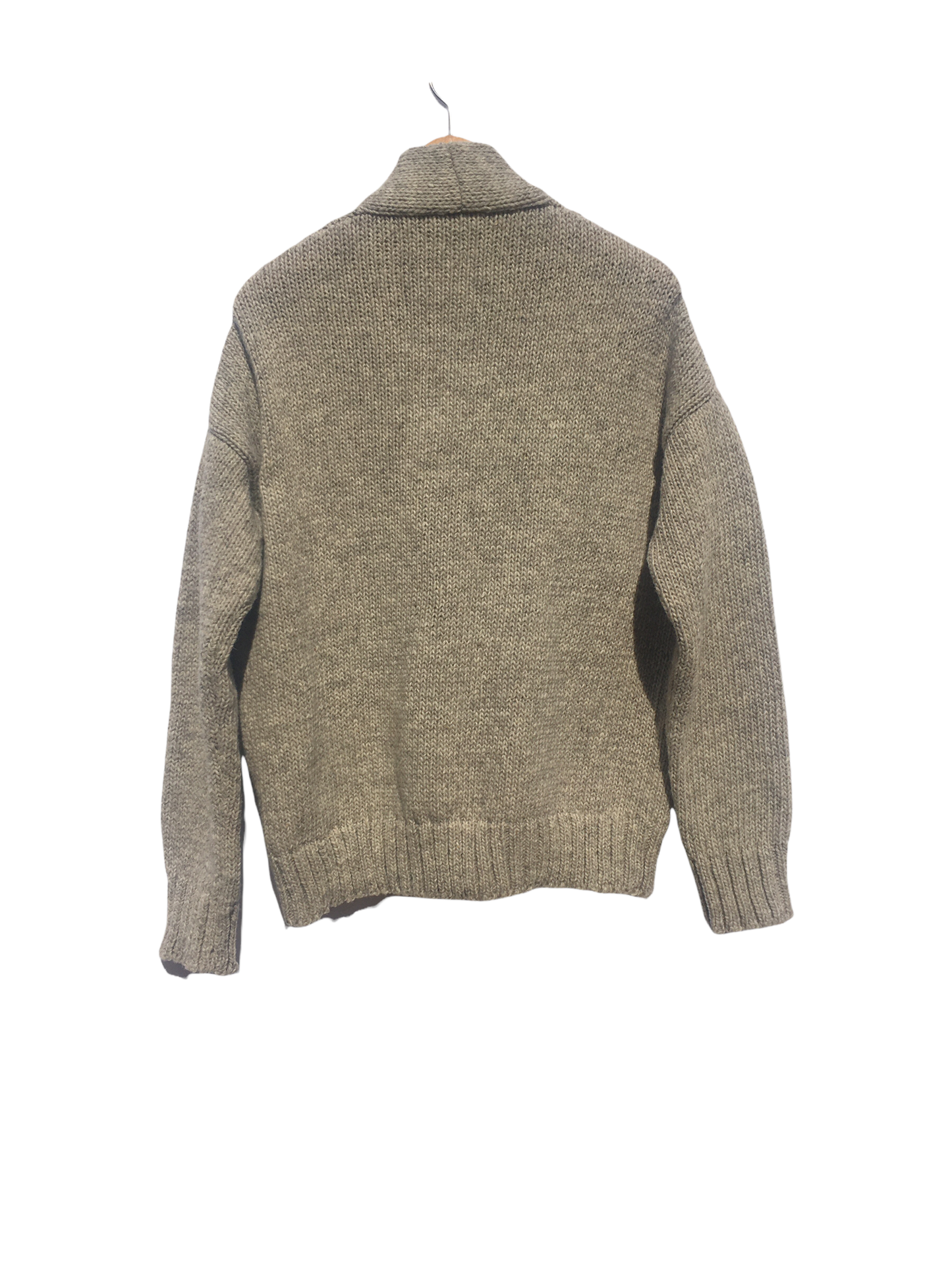 CECILIA SÖRENSEN - 900 Artisan Cardigan – Pure Merino Wool: Natural Beige / M/L