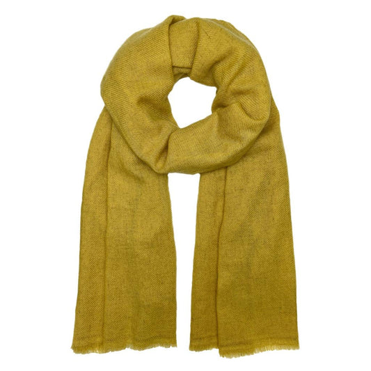 SLATE + SALT - Mustard Handloom Cashmere Scarf