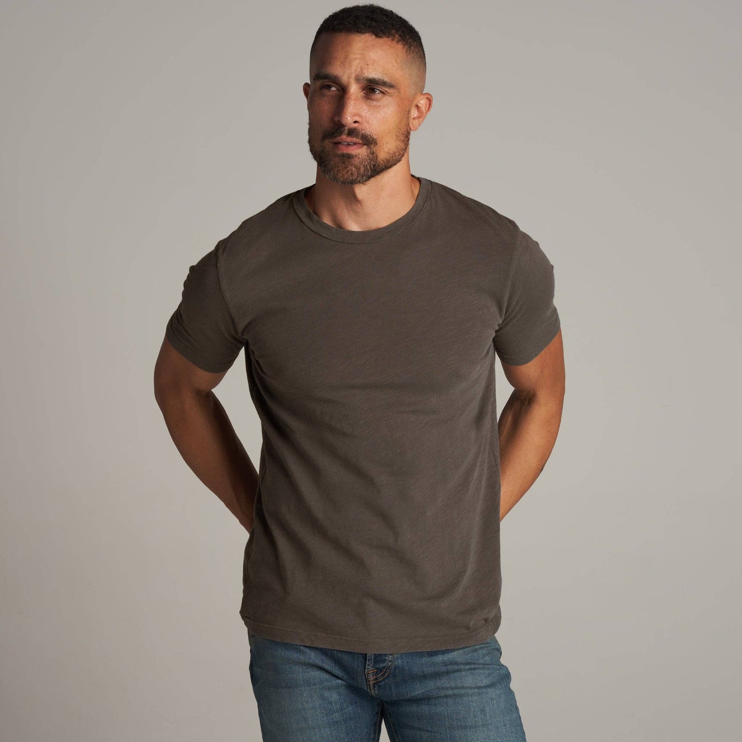 Rowan - Asher Standard Slub Tee: Black / L / MKTP0011