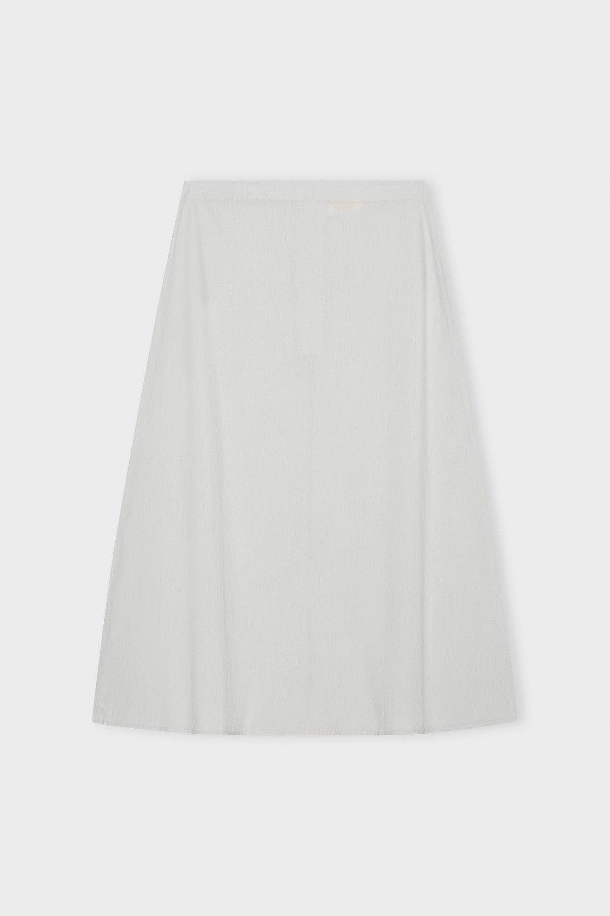CARE BY ME - LAURA SKIRT CLASSIC: Pure white / S
