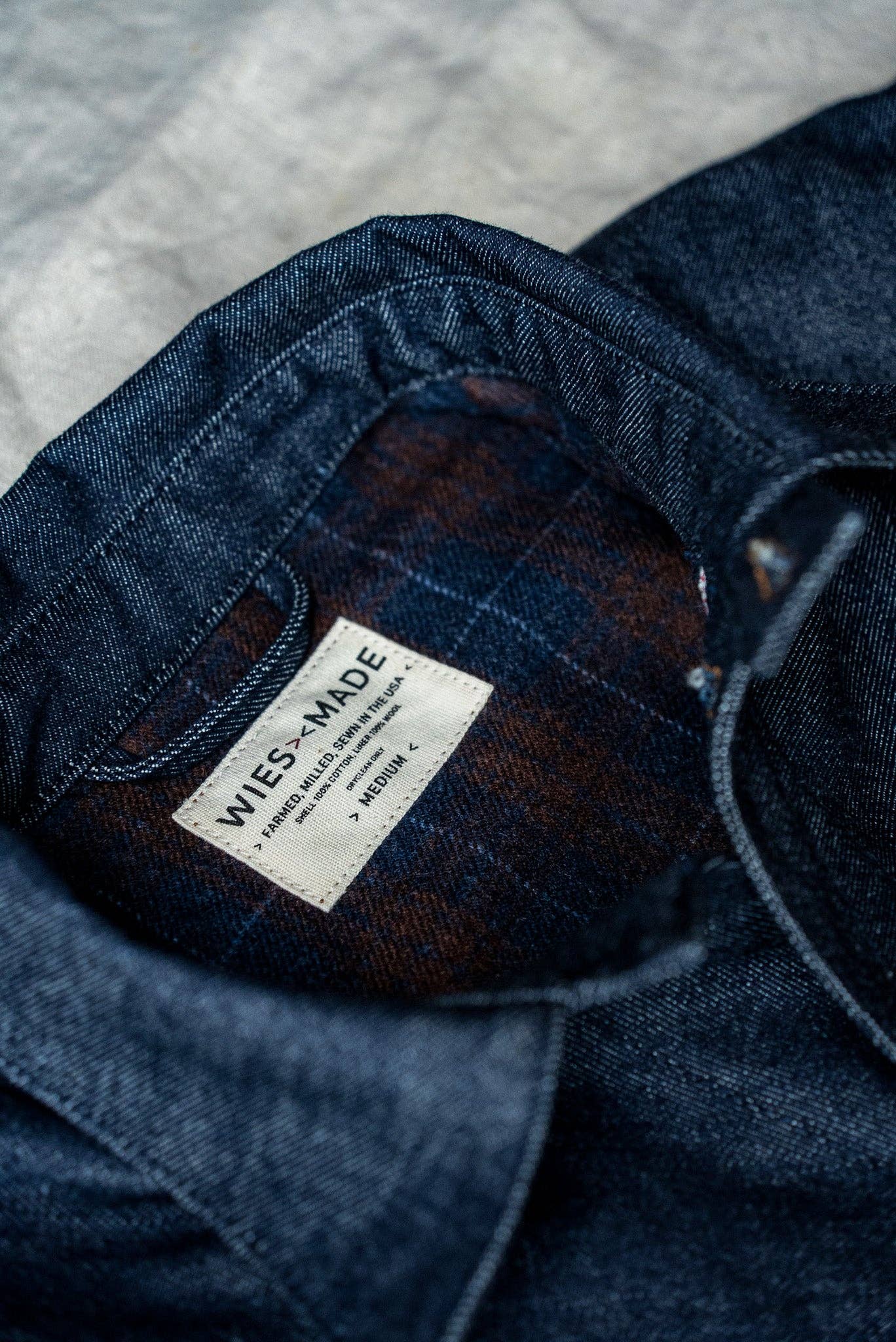 WiesMade - Men | Nico Chore Coat | Selvedge - Indigo: Indigo Raw Selvedge / L