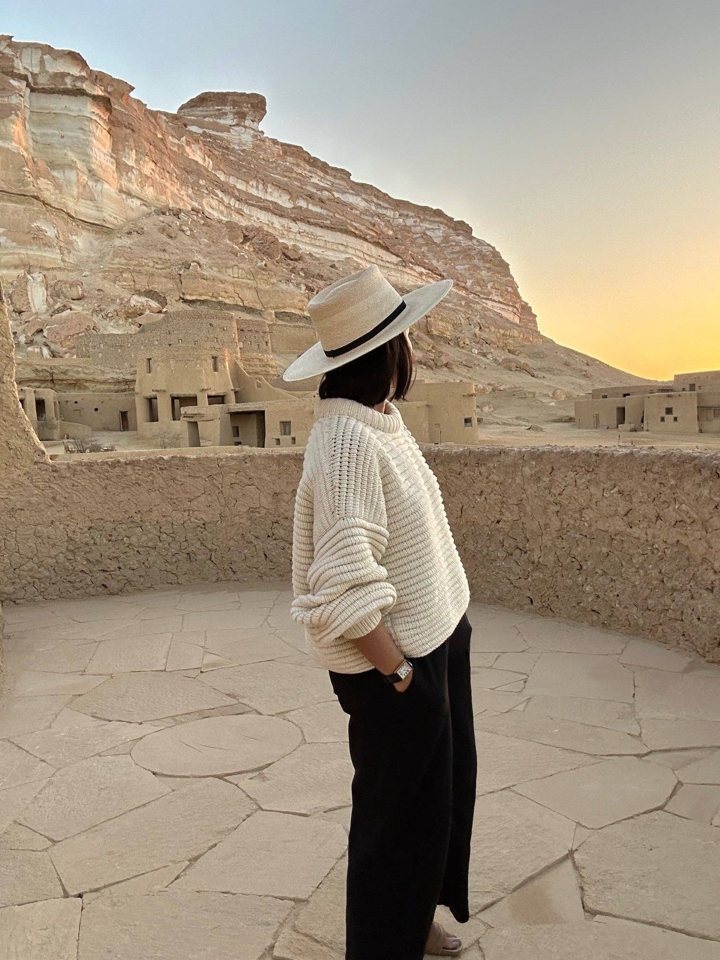 Na Nin - Romy Cotton Balloon Sleeve Sweater: Ivory / O/S