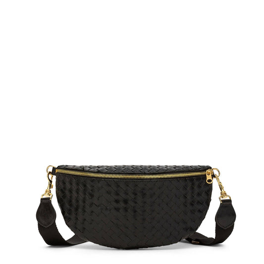 Uashmama - SLING BODY BAG: Woven Black