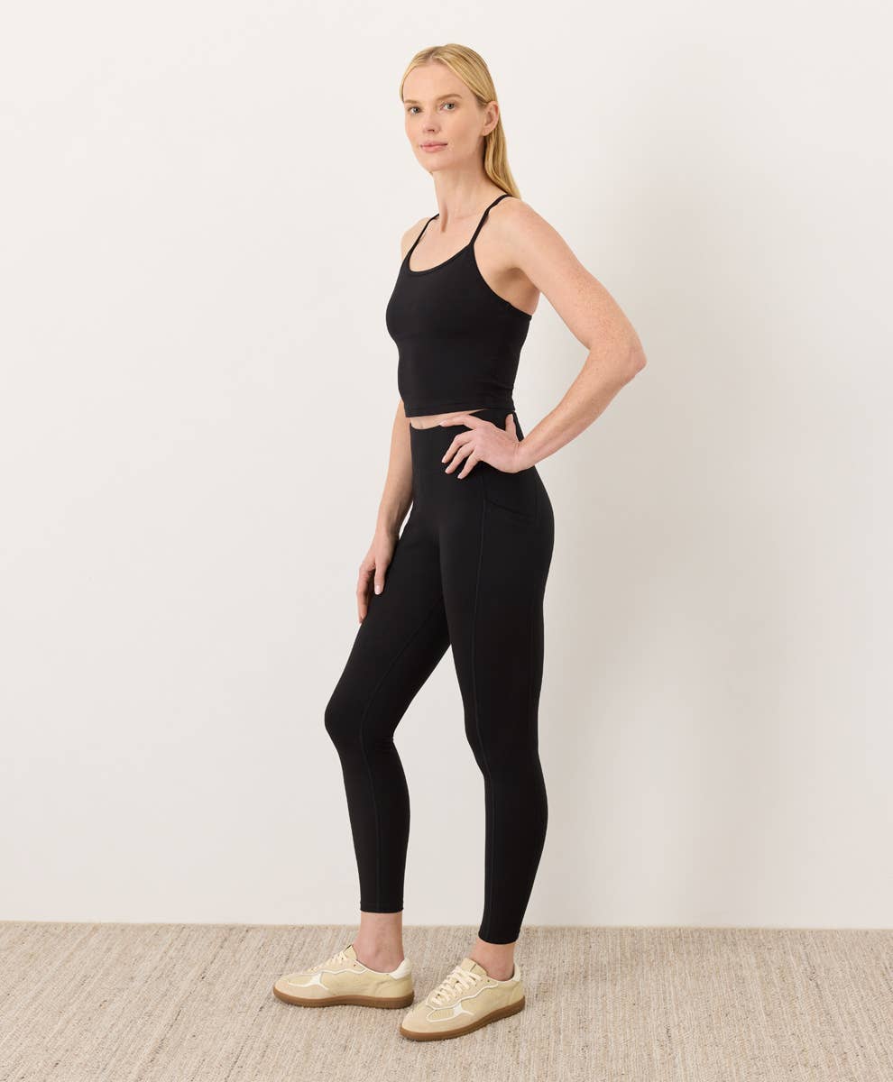 Pact - Women's On the Go-To Pocket Legging: Black / Small