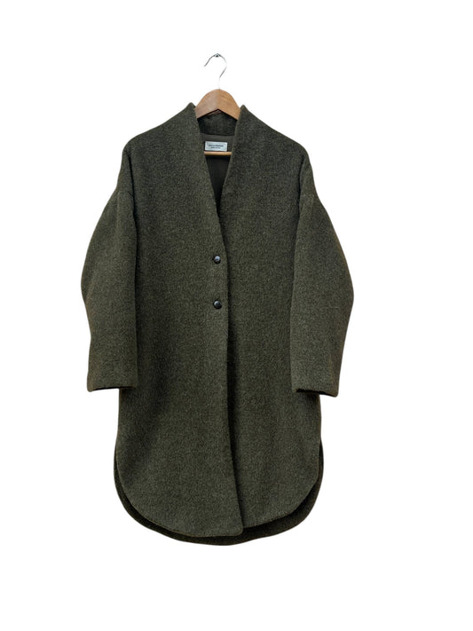 CECILIA SÖRENSEN - 319 CIGALA COAT pure beige wool: Green