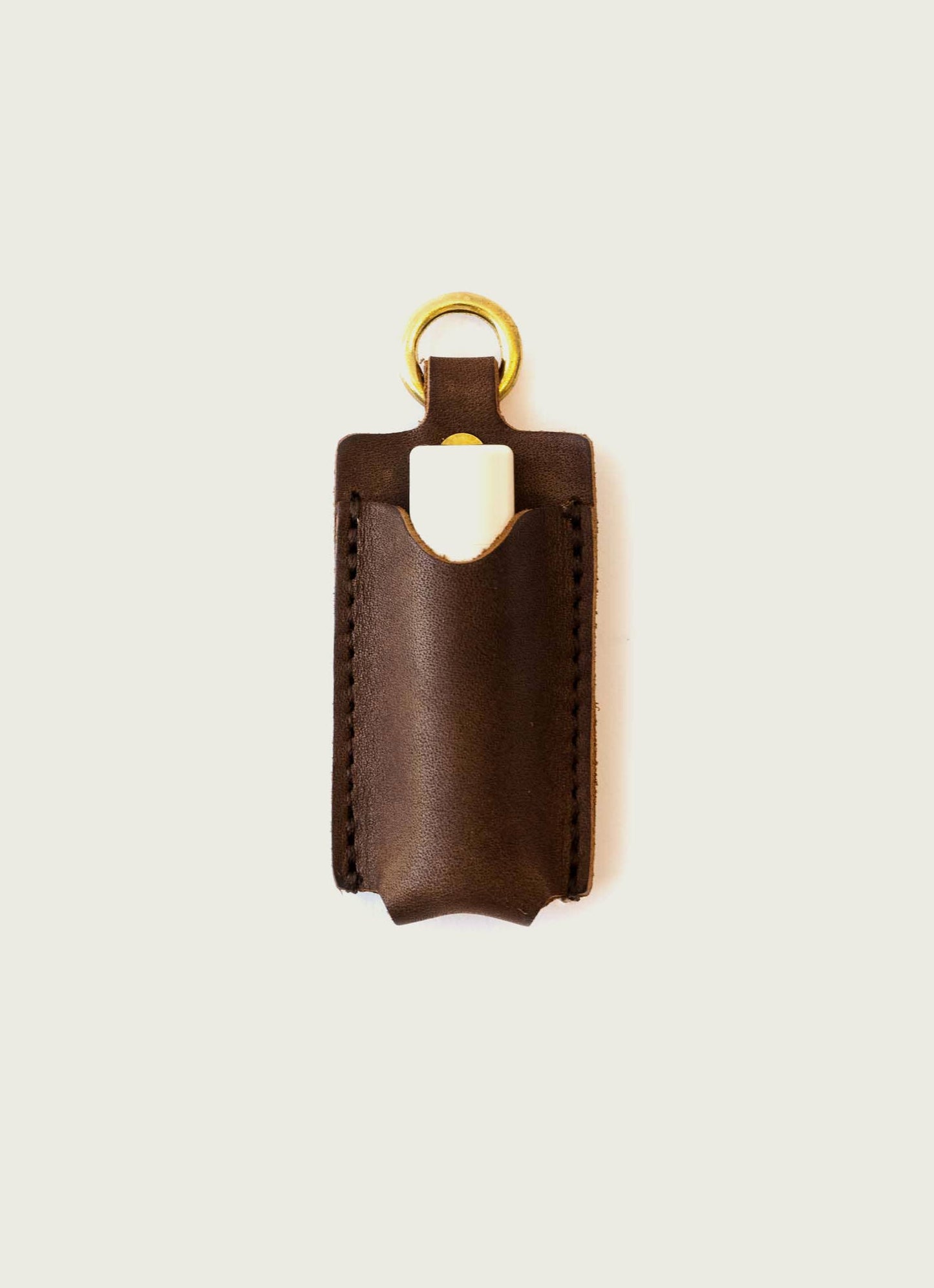 WP Standard - Leather ChapStick Holder: Desert Black