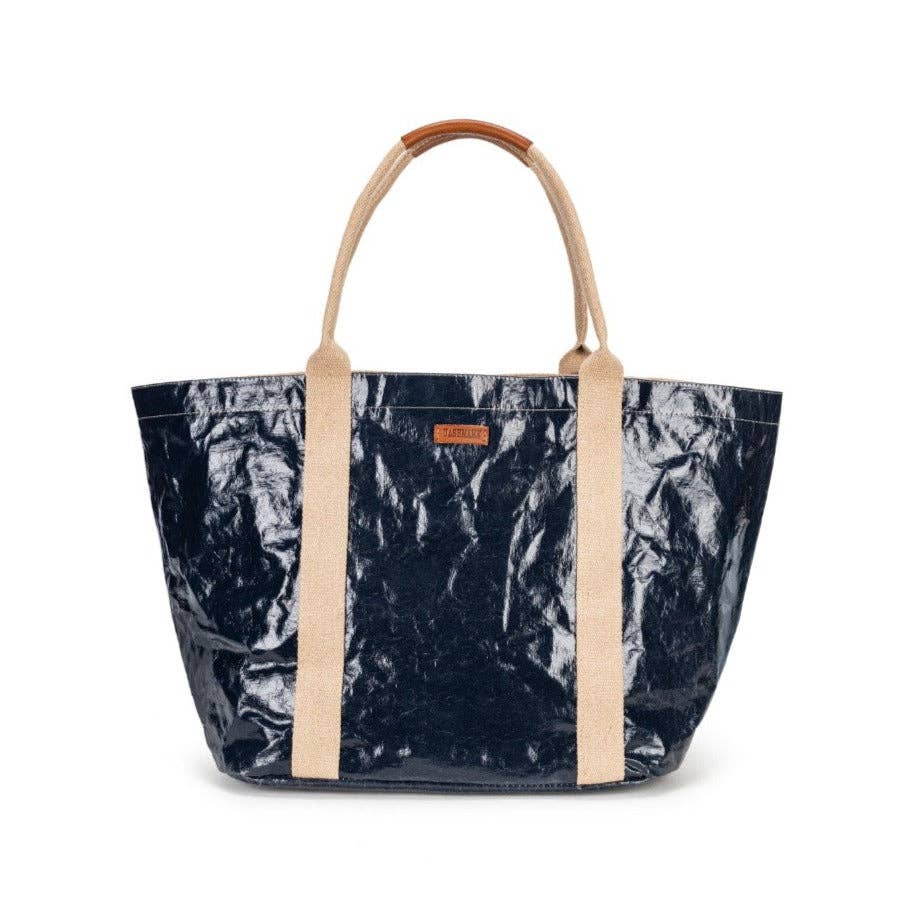 Uashmama - GIULIA GLOSSY TOTE BAG: Glossy White / XSmall