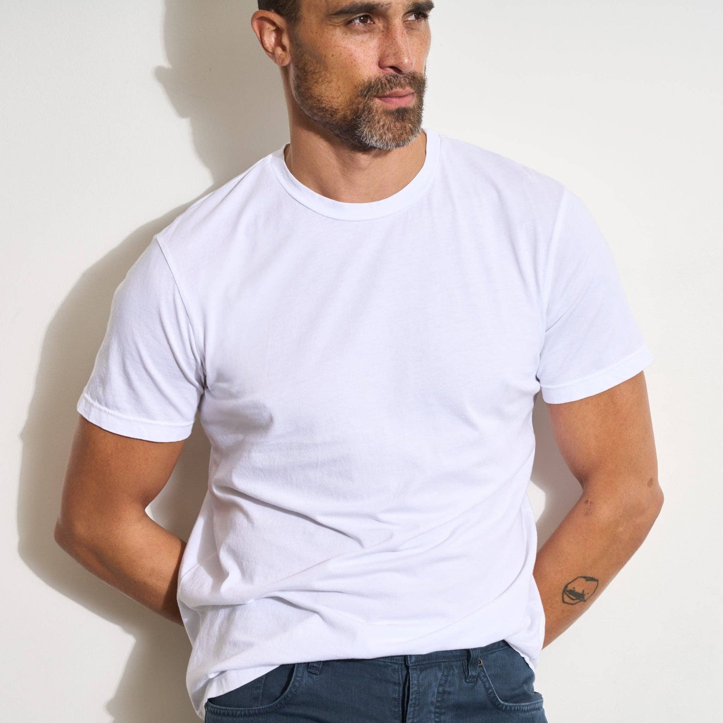 Rowan - Asher Standard Tee: Vintage White / M / MKTP0002