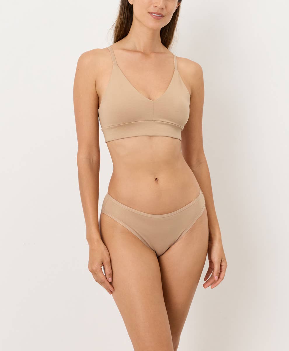 Pact - Women's Everyday Classic T-Shirt Bra: Sesame / Medium