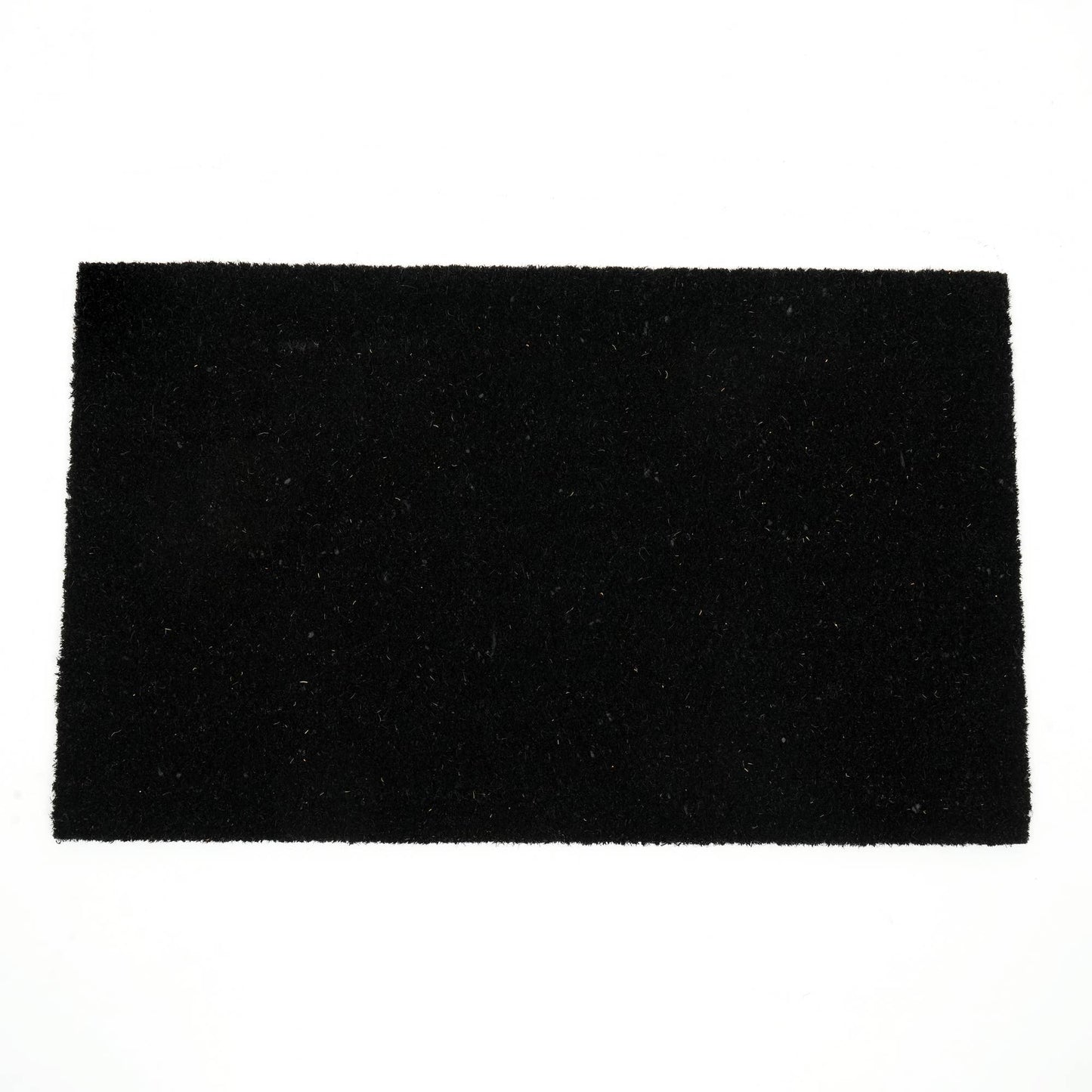ExpoBazaar - Solid Color-Natural Coir Doormat: Black