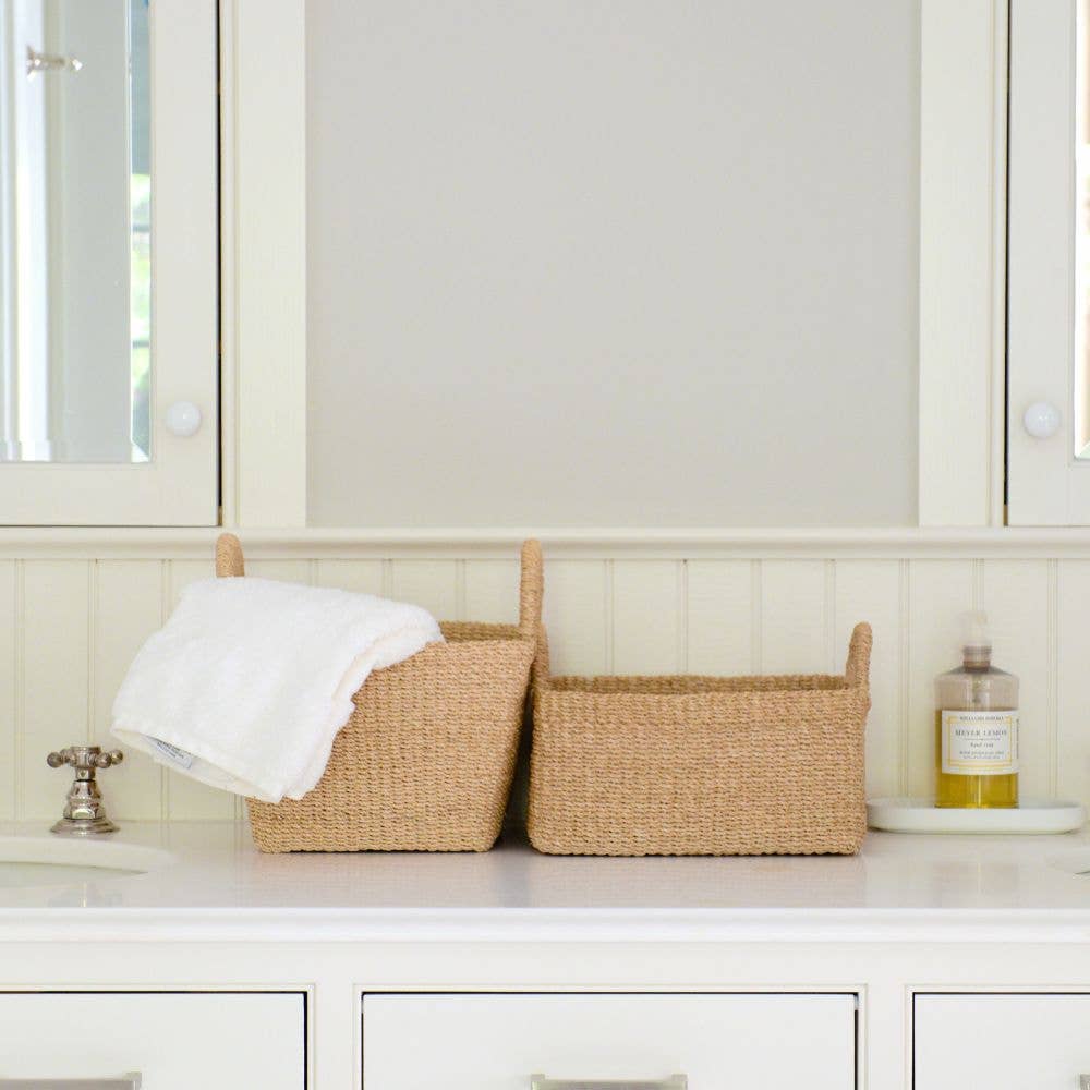 LIKHÂ - Square Tabletop Basket - Weave Basket | LIKHÂ