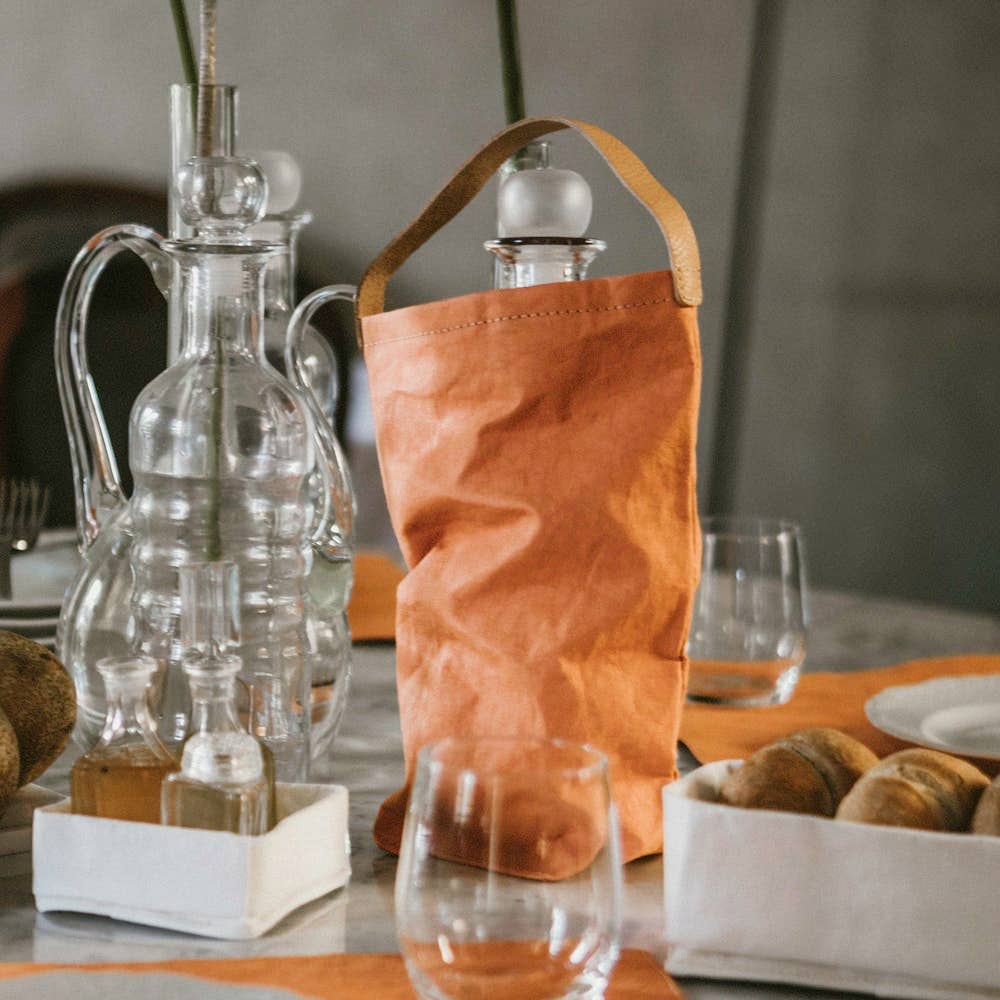 Uashmama - WINE BAG CARRYING TOTE: Pesca