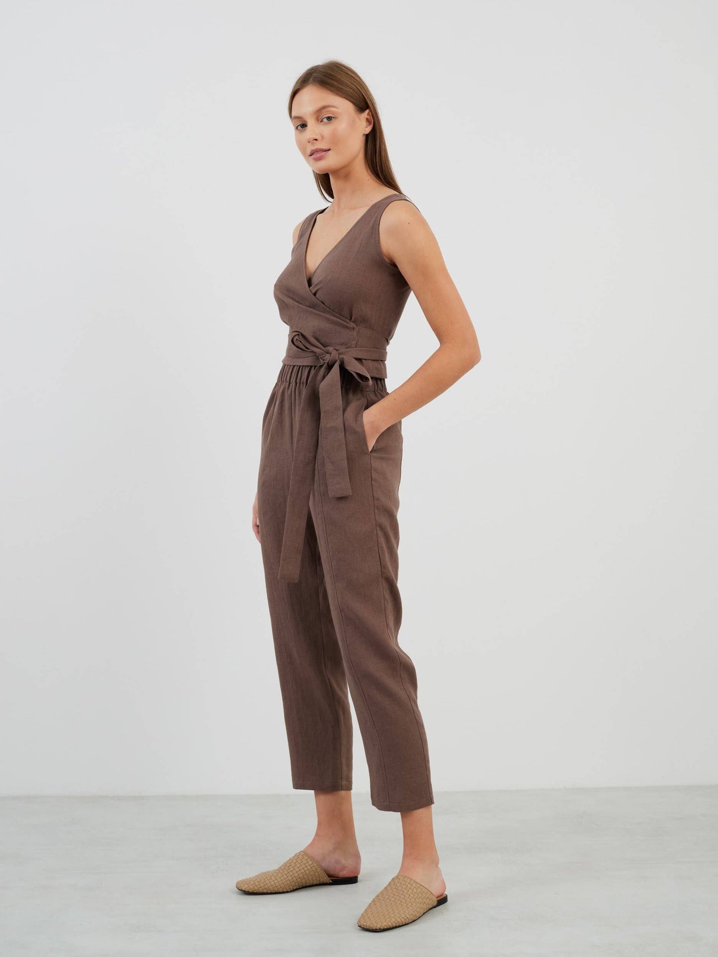 Love and Confuse - Oliver High Waisted Pants: Navy Blue / M