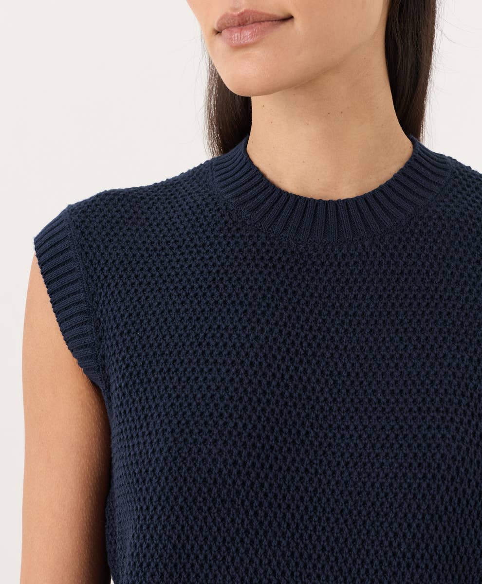 Pact - Women's Shoreline Relaxed Shell: Navy / Extra Small
