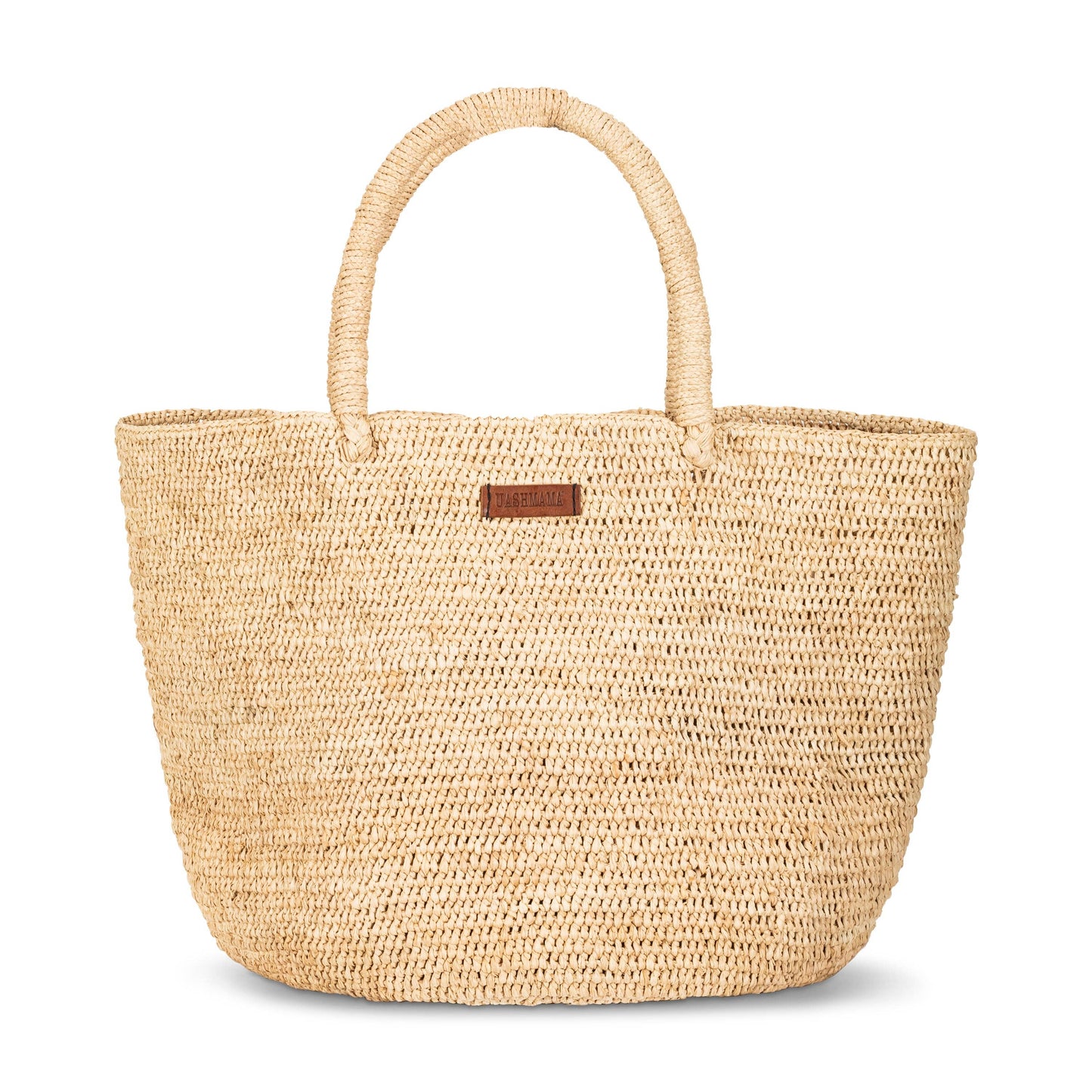 Uashmama - RAFFIA TOTE: Naturale