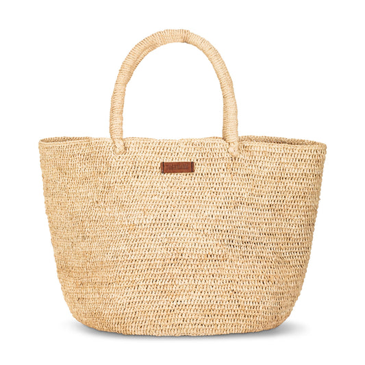 Uashmama - RAFFIA TOTE: Naturale