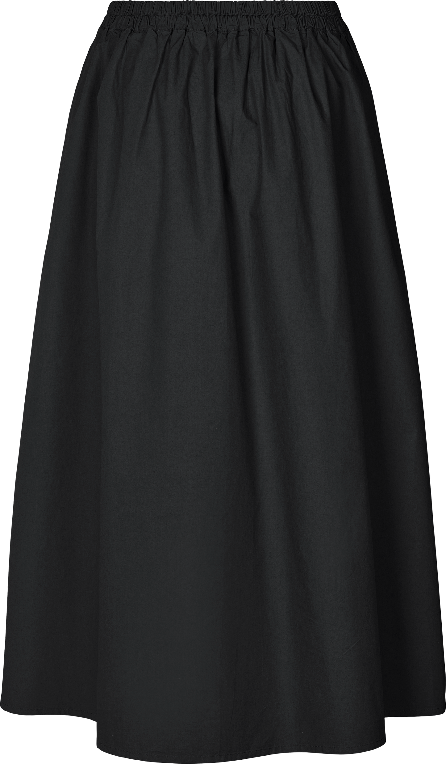 gai-lisva - Astrid Long Skirt Poplin - Black: M