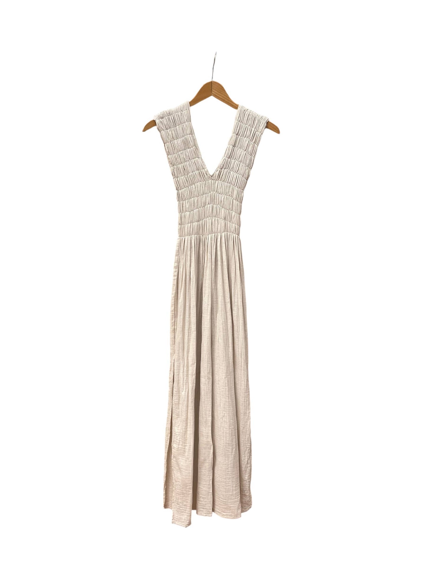 CECILIA SÖRENSEN - 736 ALBAZER V-neck dress in organic cotton muslin: Black