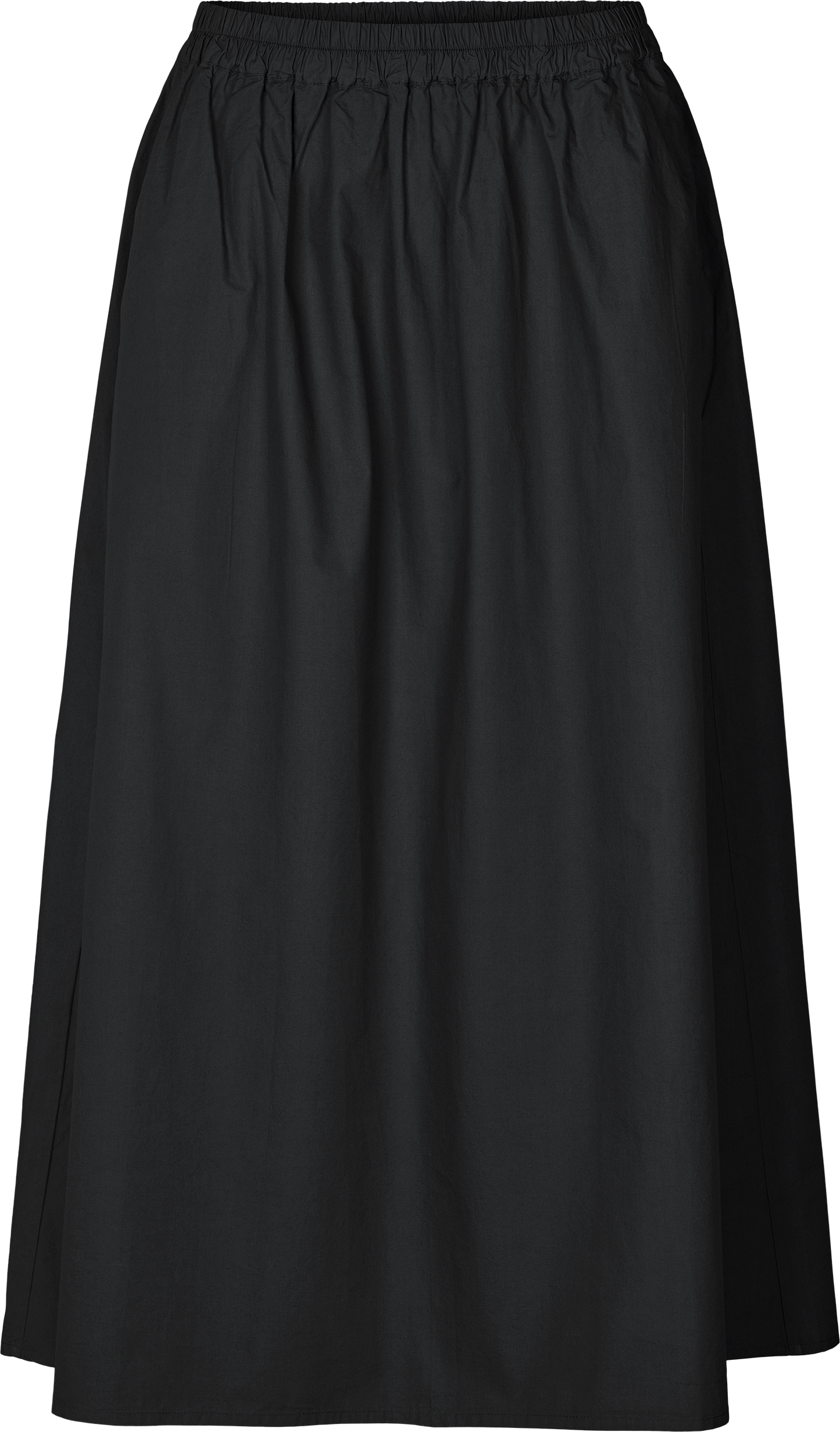 gai-lisva - Astrid Long Skirt Poplin - Black: M