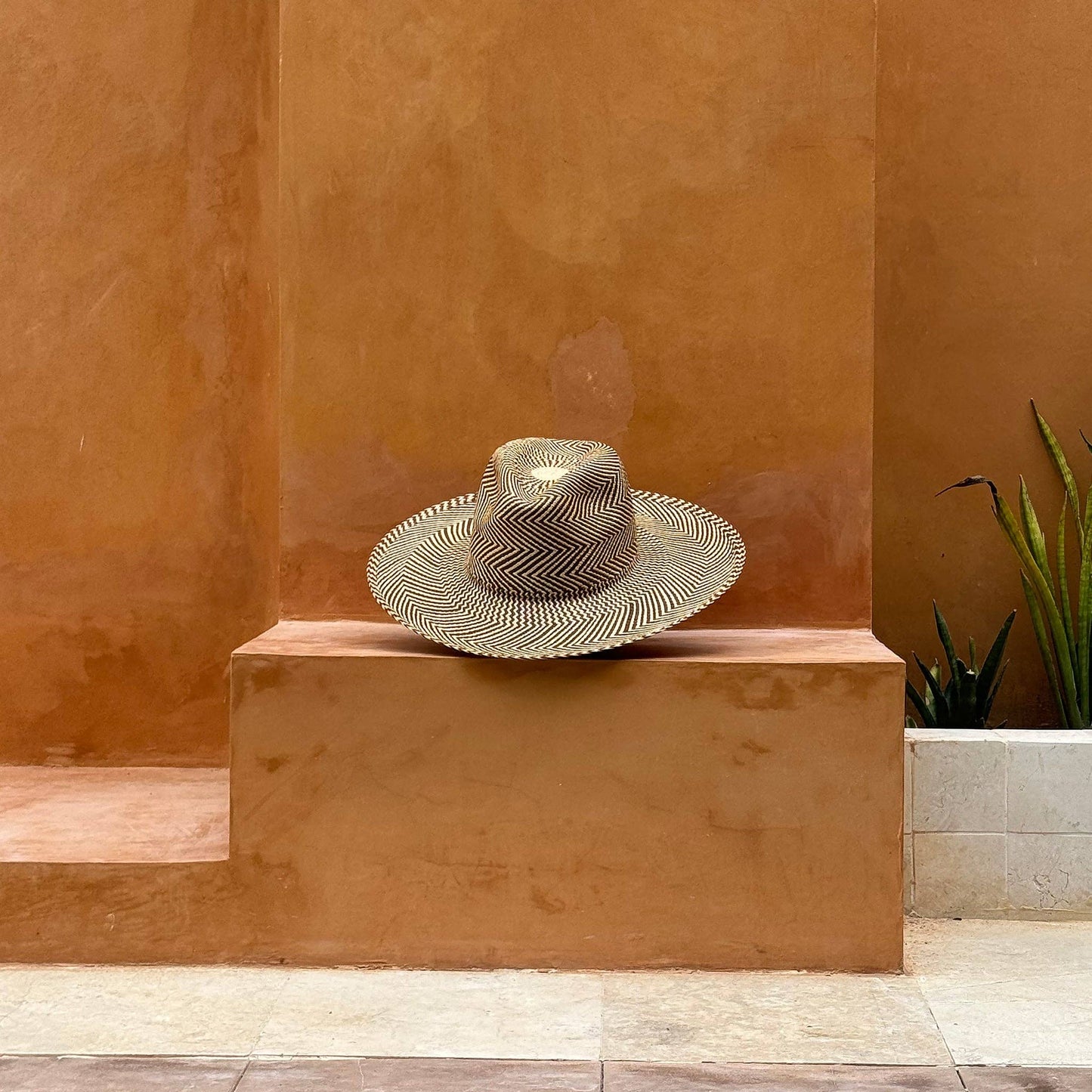 Friends of Friends Hat Co - La Playa: Black & Natural / Small