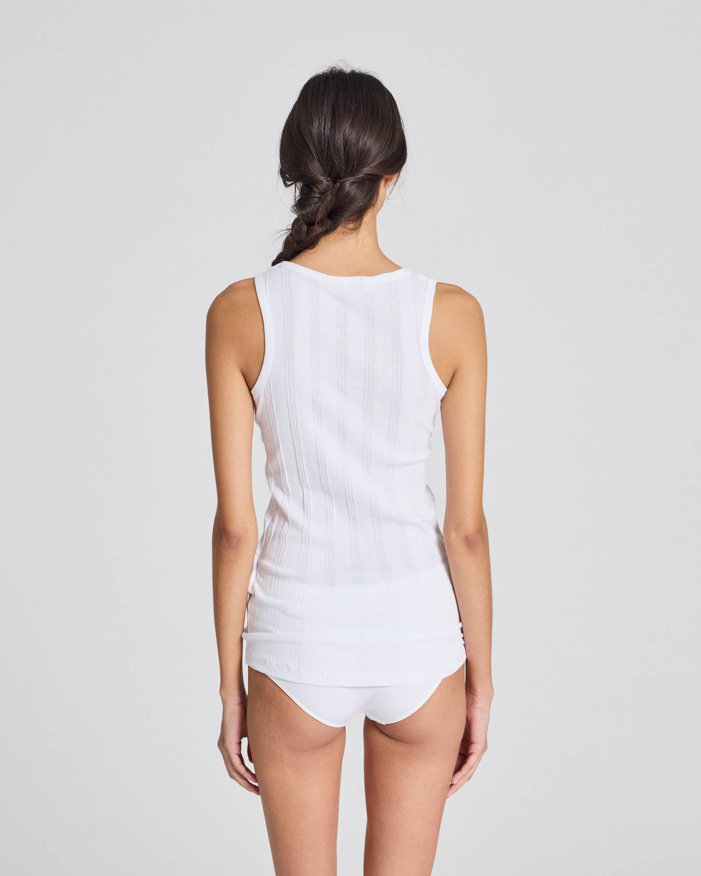 gai-lisva - Alberte Cotton Top GOTS - White: XS