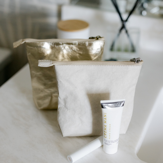 TROUSSE COSMETIC BAG: Platino