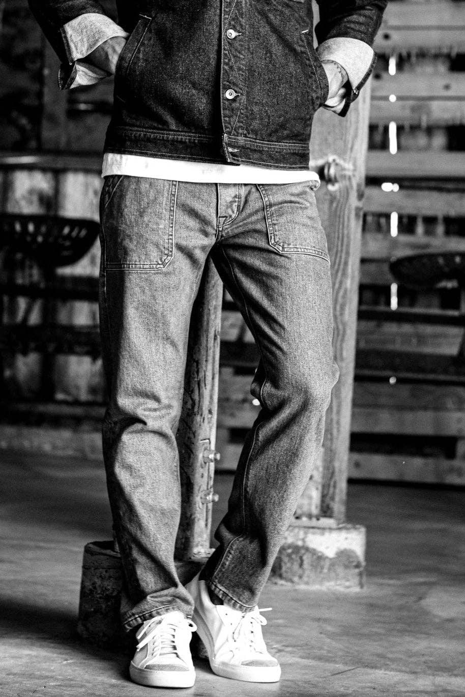 WiesMade - Scout Jean | Ocean Wash  Denim Military Pant: Ocean Wash / 32.5 / 33