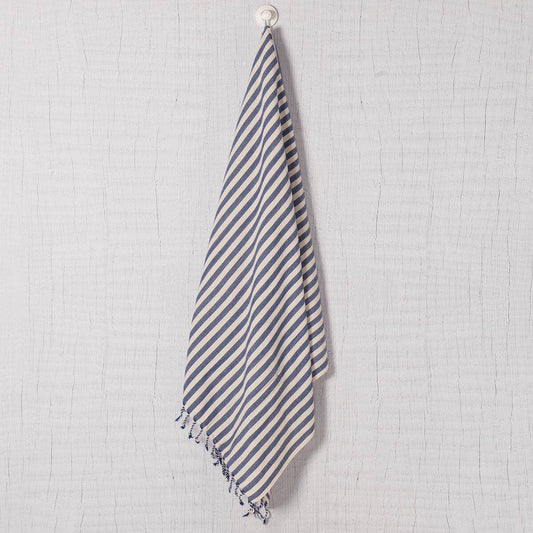Buldano - Striped Turkish Towel Royal Blue