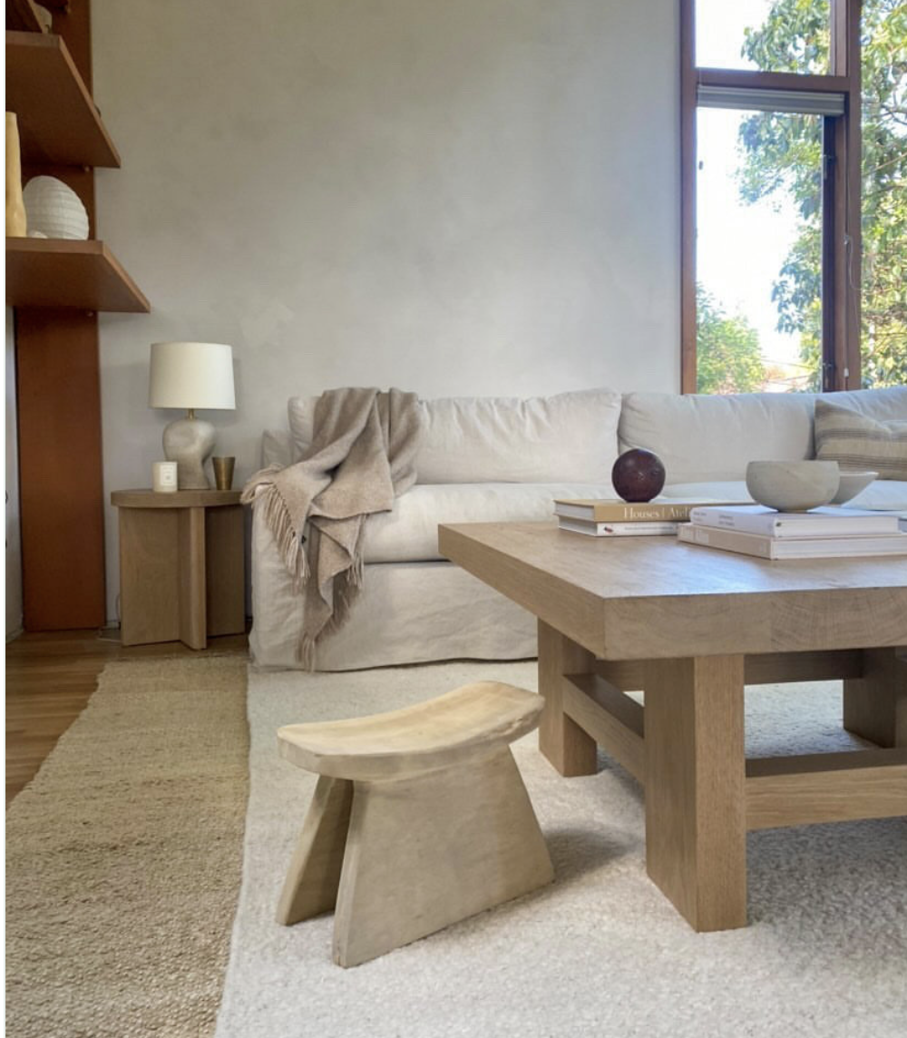 Large Laurel Huanco Stool