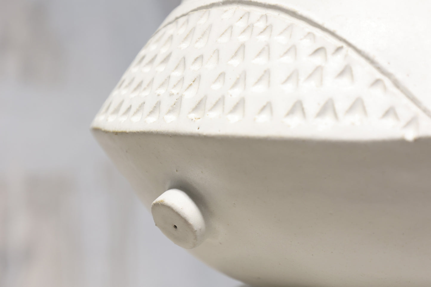 Futurist double oval tall planter vase by BZIPPY