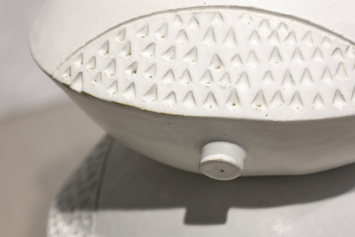 Futurist double oval tall planter vase by BZIPPY