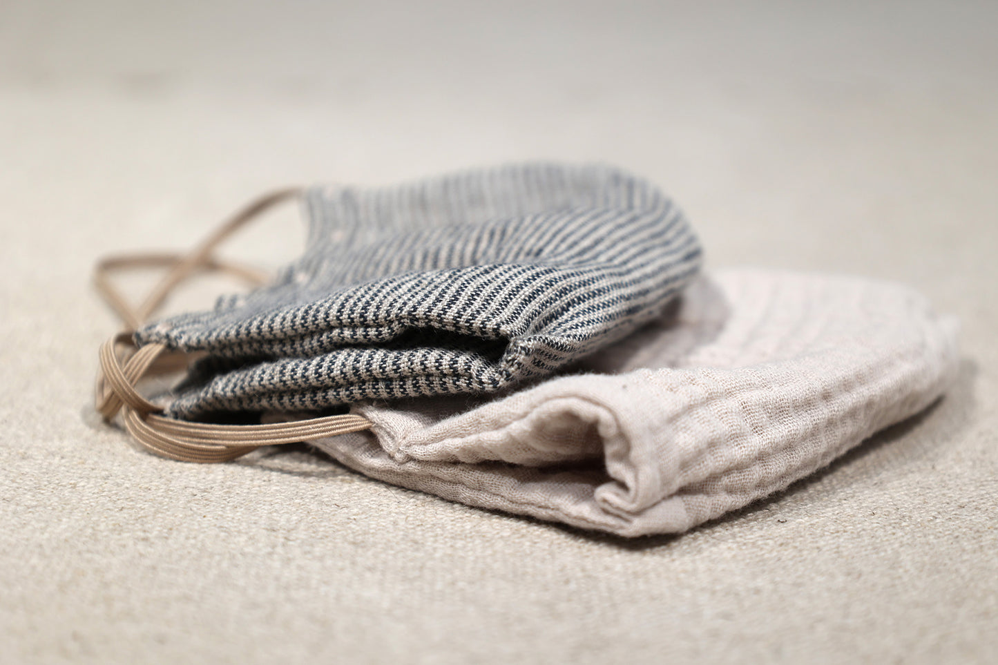 organic flax face cover