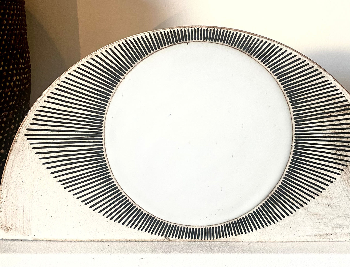 New Half Eye White Sculpture MQUAN