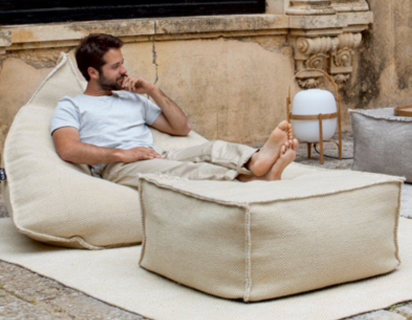 Sail Cocoon Pouf by Hector Serrano for Gandia Blasco