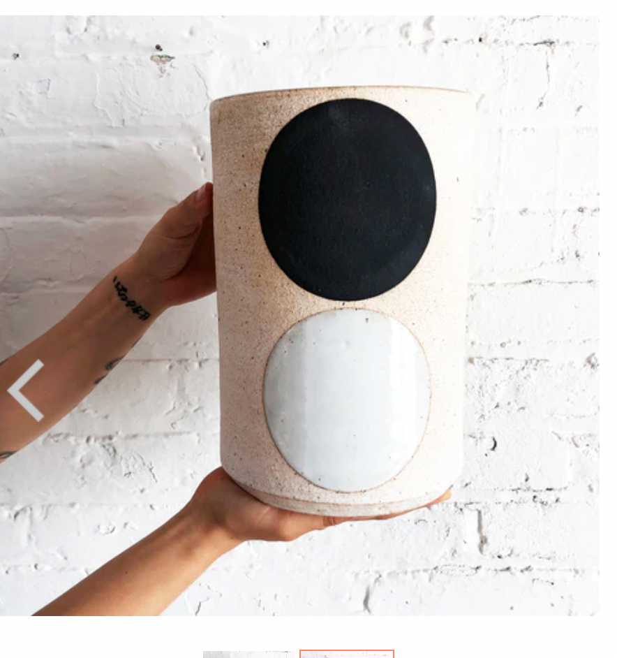 Vessel Tall Thin Domino Indigo