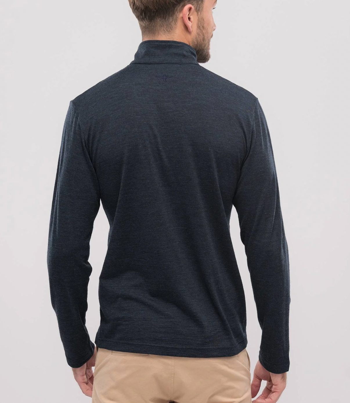 Nua Merino Zip Shirt, Men's Graphite